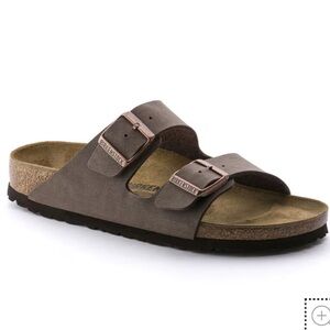 Birkenstock Dark Brown Double Strap Sandals